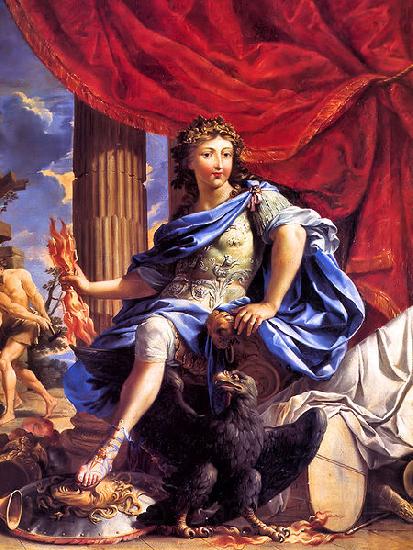Charles Poerson Portrait of Louis XIV Spain oil painting art
